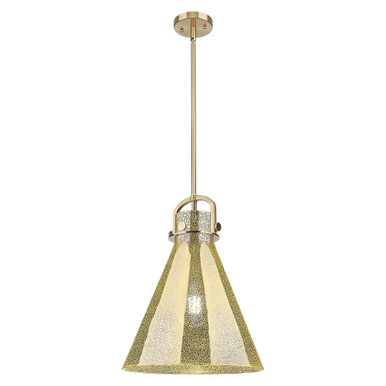 Newton Cone 1 Light Pendant 15 Inch Tall and 14 Inch Wide by Innovations - 410-1SL-CB-G411-14ME