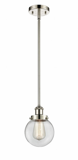 Beacon 1 Light Mini Pendant 9 Inch Tall and 6 Inch Wide by Innovations - 916-1S-PN-G202-6