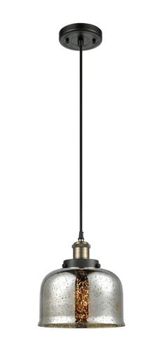 Bell 1 Light Cord hung Mini Pendant 10 Inch and 8 Inch Wide by Innovations - 916-1P-BAB-G78