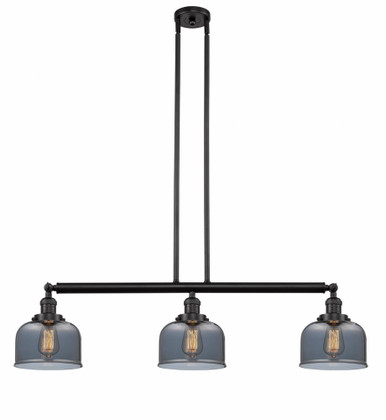 Bell 3 Light Stem Adjustable Island 13 Inch X 40.5 Inch Wide by Innovations - 213-OB-G73