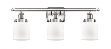 Bell 3 Light Bath Vanity 12 Inch Tall and 26 Inch Wide by Innovations - 916-3W-SN-G51