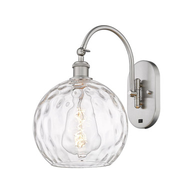 Athens Water Glass 1 Light Wall Sconce 15.75 X 10 Inch Wide by Innovations - 918-1W-SN-G1215-10