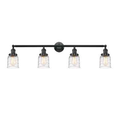 Bell 4 Light Adjustable Bath Vanity 11.5 X 43.68 Inch Wide by Innovations - 215-BK-G513