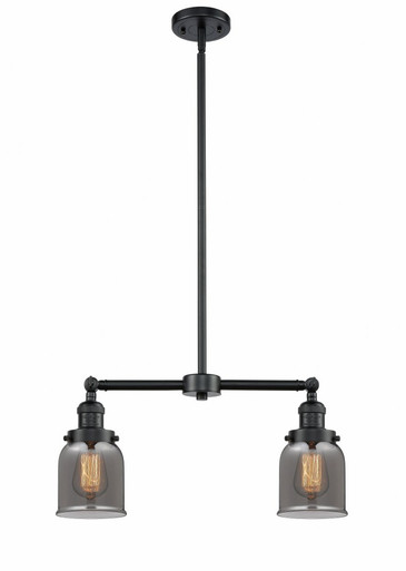 Bell 2 Light Stem Adjustable Island 10 Inch and 21 Inch Wide by Innovations - 209-OB-G53