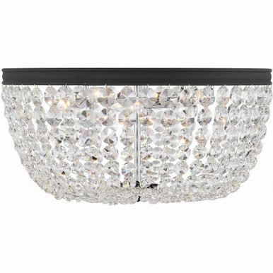 Nola 5 Light 20 Inch Wide Flush Mount by Crystorama - NOL-320