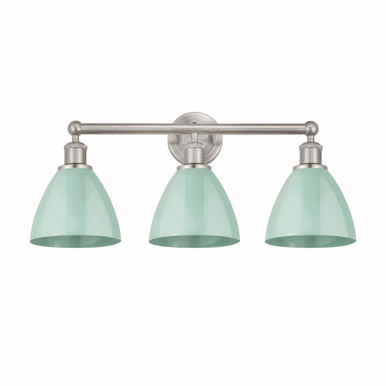 Bristol 3 Light Bath Vanity 11.75 Inch Tall X 25.5 Inch Wide by Innovations - 616-3W-SN-MBD-75-SF