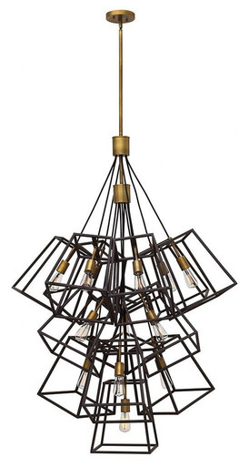 Fulton 13 Light Large Foyer Multi Tier Chandelier by Hinkley - 3358