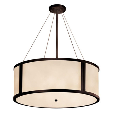 Clouds Tribeca Eight Light Oversized Pendant by Justice Design - CLD-9544