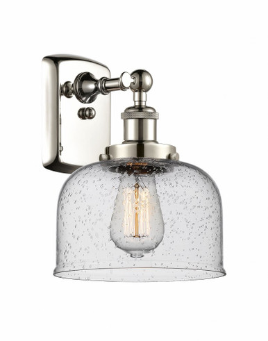Bell 1 Light Wall Sconce 13 Inch Tall and 8 Inch Wide by Innovations - 916-1W-PN-G74