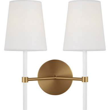 Kate Spade New York 2 Wall Sconce 12.88 Inch Tall by Visual Comfort Studio - KSW1102
