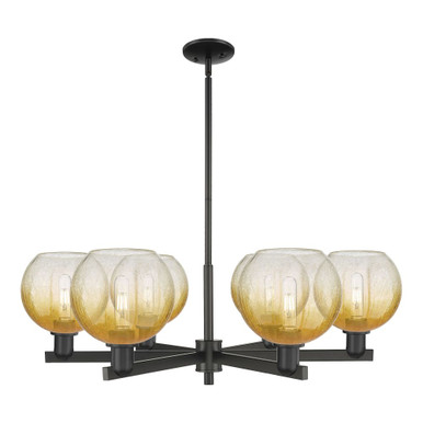 Brookhaven Globe 6 Light Chandelier 13 and 37.75 Inch Wide by Innovations - 716-6CR-G483-8