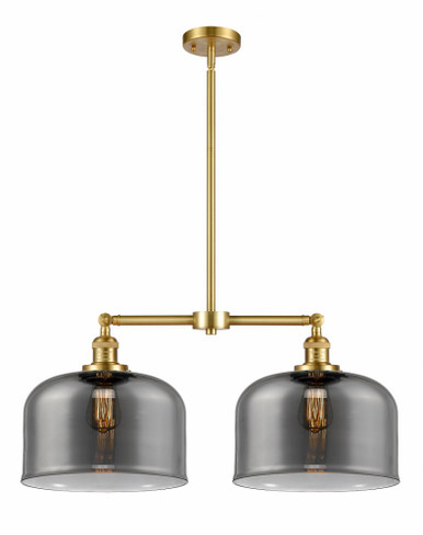 Bell 2 Light Stem Adjustable Large Island 10 X 21 Inch Wide by Innovations - 209-SG-G73-L