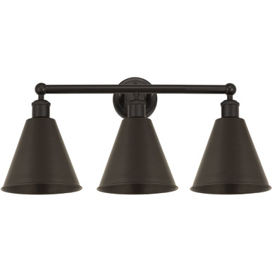 Berkshire Metal 3 Light Bath Vanity 12.25 InchX26 Inch Wide by Innovations - 616-3W-MBC-8