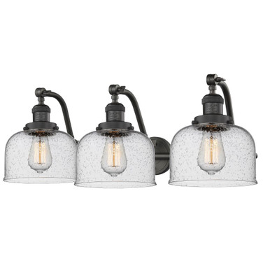 Bell 3 Light Adjustable Bath Vanity 12 Inch and 28 Inch Wide by Innovations - 515-3W-G7
