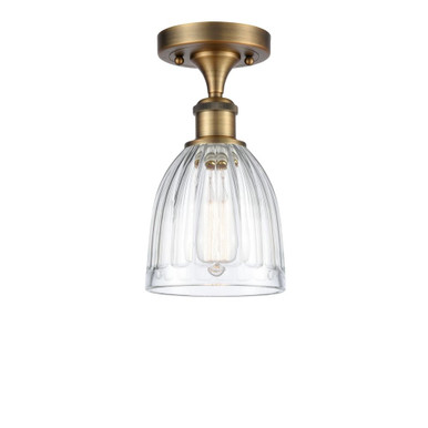 Brookfield 1 Light Semi Flush Mount 10.63 and 5.75 Inch Wide by Innovations - 516-1C-G44