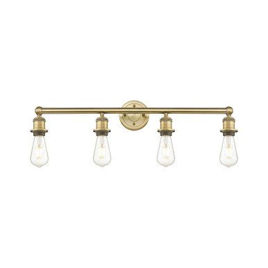 Edison 4 Light Bath Vanity 6 Inch Tall and 30.38 Inch Wide by Innovations - 616-4W