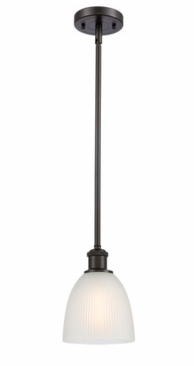 Castile 1 Light Mini Pendant 9 Inch Tall and 6 Inch Wide by Innovations - 516-1S-OB-G381