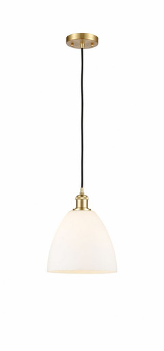 Bristol 1 Light Cord hung Mini Pendant 11.5 InchX9 Inch Wide by Innovations - 516-1P-SG-GBD-91