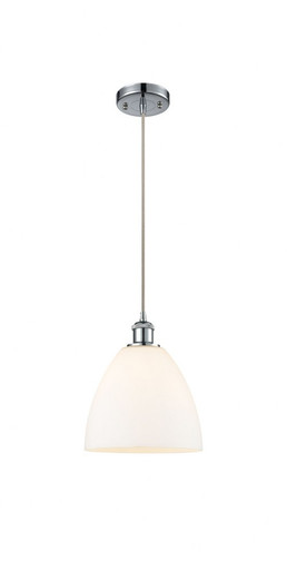 Bristol 1 Light Cord hung Mini Pendant 11.5 InchX9 Inch Wide by Innovations - 516-1P-PC-GBD-91