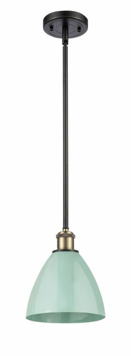 Plymouth 1 Light Pendant 9.5 Inch Tall and 7.5 Inch Wide by Innovations - 516-1S-BAB-MBD-75-SF