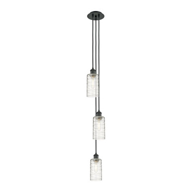 Crown Point 3 Light Multi Pendant 11.25 and 7.13 Inch Wide by Innovations - 103B-3P-G434-7
