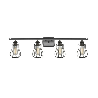 Muselet 4 Light Bath Vanity 11.38 Inch and 35.75 Inch Wide by Innovations - 516-4W-OB-CE513