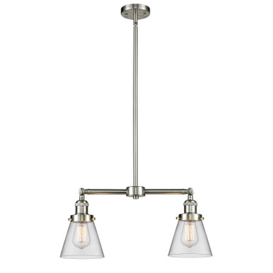 Cone 100W 2 LED 6" Stem Adjustable Island 10 X 21 Inch Wide by Innovations - 209-G6-LED