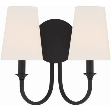 Payton 2 Light Candle Style Wall Sconce by Crystorama - PAY-922
