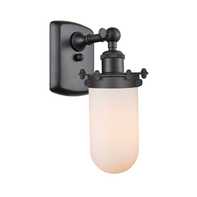 Kingsbury 100W 1 LED Wall Sconce 11.5 and 3.63 Inch Wide by Innovations - 516-1W-BK-CE231-W-LED