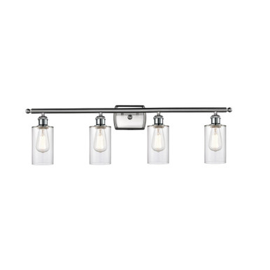 Clymer 4 Light Bath Vanity 9.88 Inch Tall X 33.88 Inch Wide by Innovations - 516-4W-SN-G802