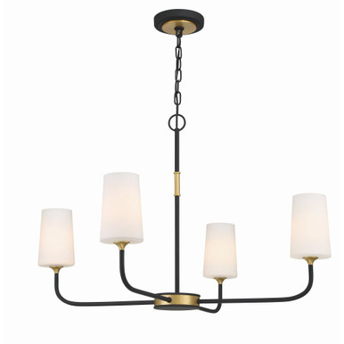 Niles 4 Light Large Chandelier by Crystorama - NIL-70015-BF-MG