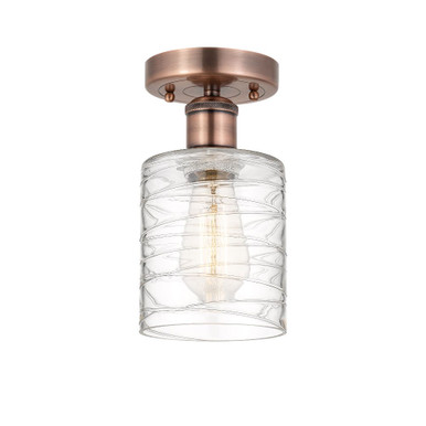 Cobbleskill 1 Light Semi Flush Mount 11 Inch and 5 Inch Wide by Innovations - 616-1F-AC-G1113