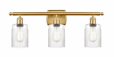 Hadley 3 Light Bath Vanity 10 Inch Tall and 24.5 Inch Wide by Innovations - 516-3W-SG-G342