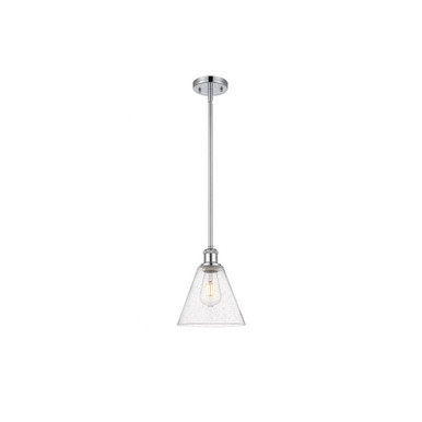 Berkshire Glass 1 Light Mini Pendant 10 Inch and 8 Inch Wide by Innovations - 516-1S-PC-GBC-84
