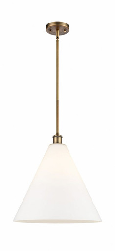 Berkshire Glass 1 Light Pendant 17 Inch Tall X 16 Inch Wide by Innovations - 516-1S-BB-GBC-161