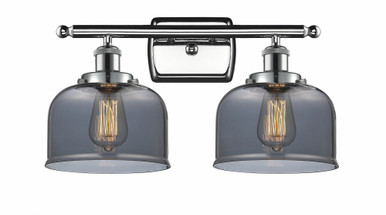 Bell 2 Light Bath Vanity 11 Inch Tall and 18 Inch Wide by Innovations - 916-2W-PC-G73