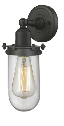 Centri 1 Light Wall Sconce 11.5 Inch Tall and 4.5 Inch Wide by Innovations - 900-1W-OB-CE231-OB-CL