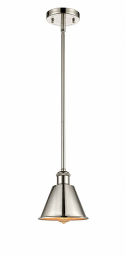 Smithfield 1 Light Mini Pendant 7.5 Inch and 6.5 Inch Wide by Innovations - 516-1S-PN-M8