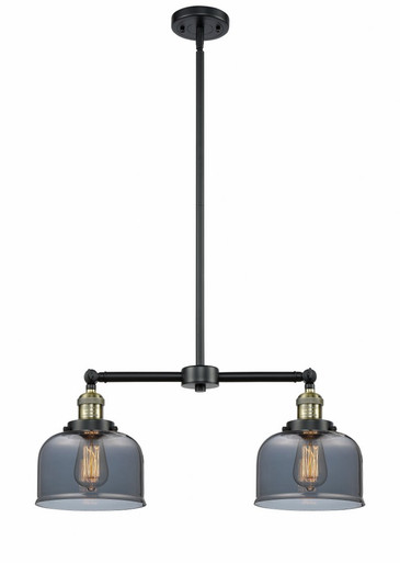 Bell 2 Light Stem Adjustable Down Island 10 and 21 Inch by Innovations - 209-BAB-G73