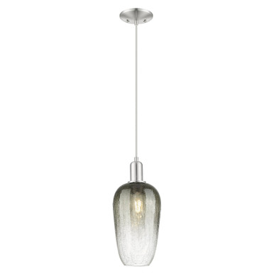 Brookhaven Flute 1 Light Cord Hung Mini Pendant 15.83X7 by Innovations - 716-1P-SN-G484-7SL