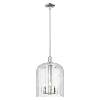 Bridal Veil 1 Light Mini Pendant 17.88 Inch and 12 Inch Wide by Innovations - 716-3S-PN-G559-12CL