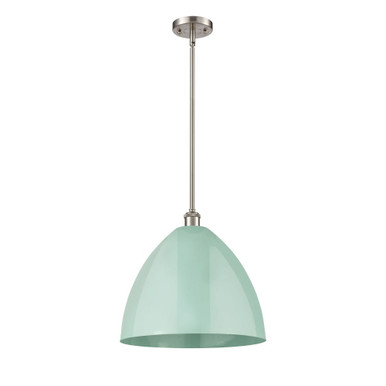 Plymouth 1 Light Pendant 17 Inch Tall and 16 Inch Wide by Innovations - 516-1S-SN-MBD-16-SF
