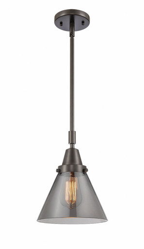 Cone 1 Light Stem Mini Pendant 11.13 Inch Tall X 8 Inch Wide by Innovations - 447-1S-OB-G43