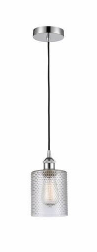 Cobbleskill 1 Light Cord Mini Pendant 9 and 5 Inch Wide by Innovations - 616-1P-PC-G112