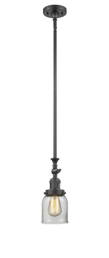 Bell 1 Light Adjustable Mini Pendant 11.63 X 5 Inch Wide by Innovations - 206-OB-G52