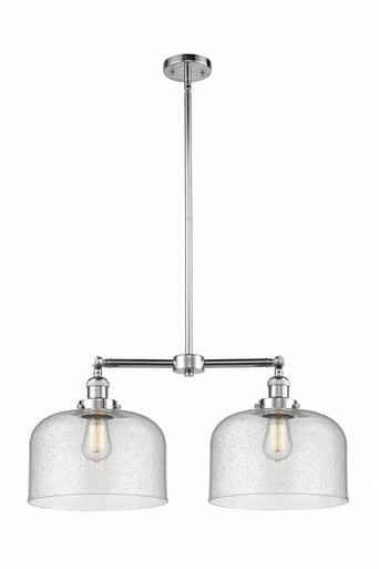 Bell 2 Light Stem Adjustable Large Island 10 X 21 Inch Wide by Innovations - 209-PC-G74-L