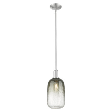 Brookhaven Cloche 1 Light Mini Pendant 15.63 and 7 Inch Wide by Innovations - 716-1S-SN-G482-7SL