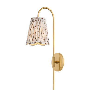 Dorothy 1 Light Wall Sconce 19.25 Inch Tall and 5.5 Inch Wide y Mitzi - H660101B-AGB