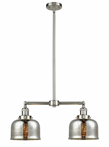 Bell 2 Light Stem Adjustable Down Island 10 and 21 Inch by Innovations - 209-SN-G78
