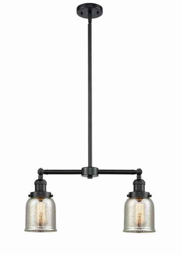 Bell 2 Light Stem Adjustable Island 10 Inch and 21 Inch Wide by Innovations - 209-OB-G58